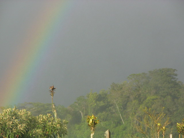 Rainbow in Costa Rica in Monteverde, Costa Rica
