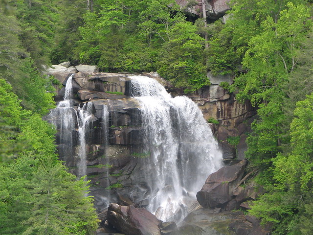 Upper Whitewater Falls in Nantahala, South Carolina