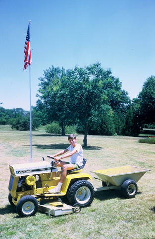 Mowing in Topeka, Kansas