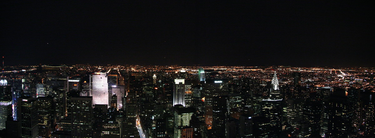 Uptown New York Panorama in New York, New York
