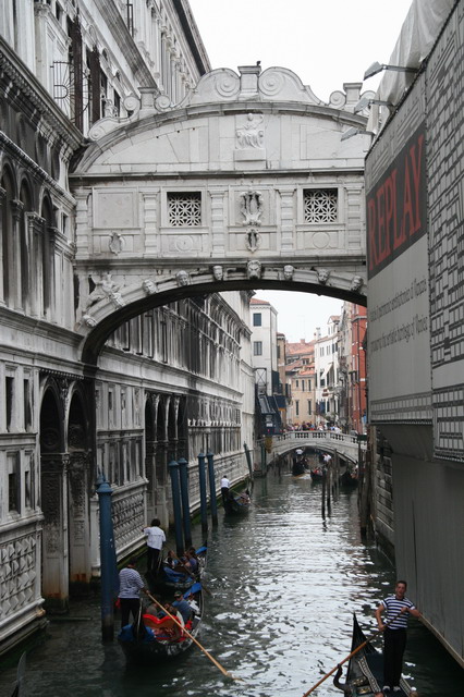 Bridge of Sighs in Venice, Italy