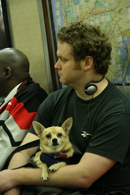 Riding the Subway in New York, New York