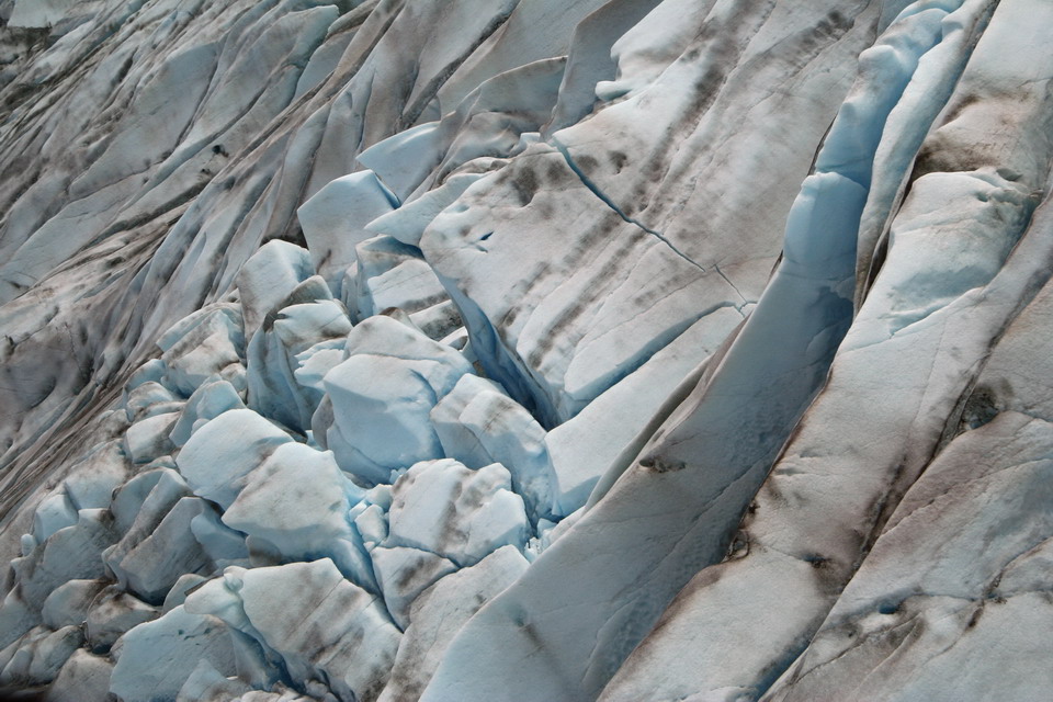 Glacier Detail in Juneau, Alaska