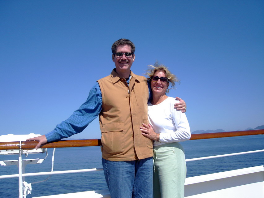 Cal and Mary on Cruise in Sea, Alaska