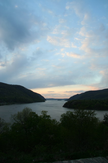 Hudson at Sunset in West Point, New York