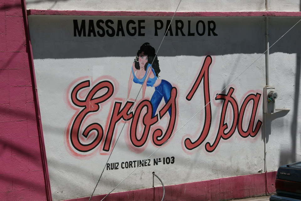 Ad on a Building in Nogales, Mexico