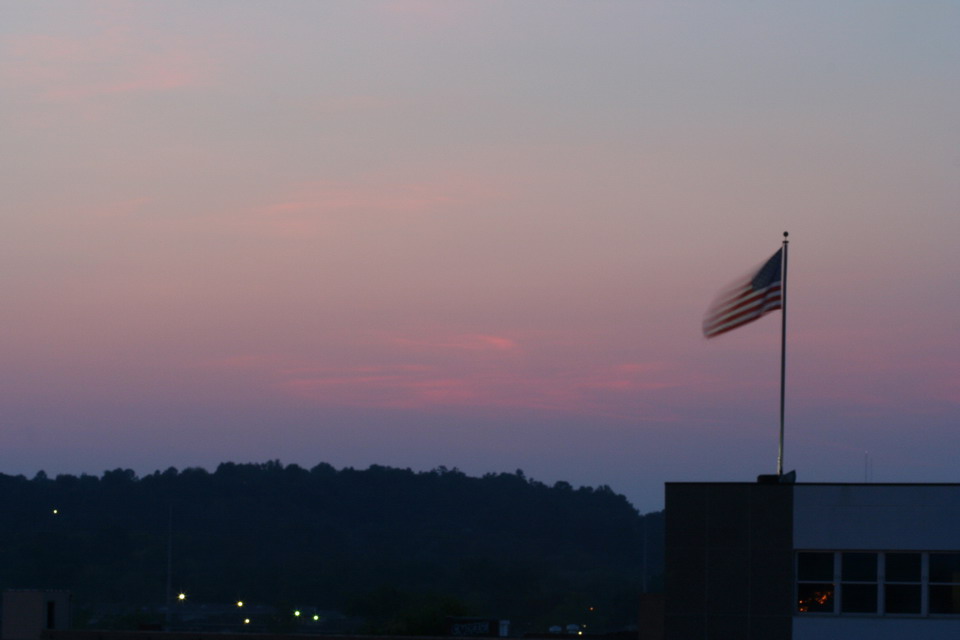 Sunset Flag in Columbus, Georgia