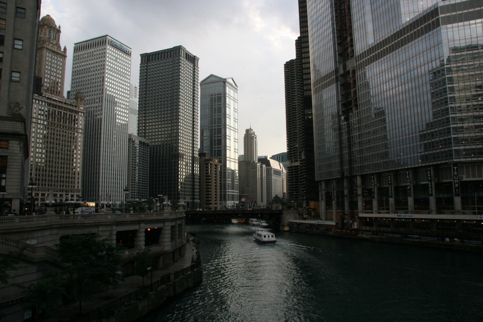 Chicago River in Chicago, Illinois