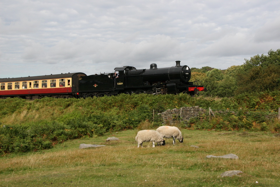 Country Train in Whitby, England