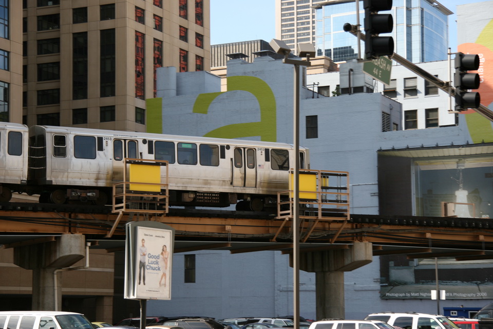 The 'L' in Chicago, Illinois