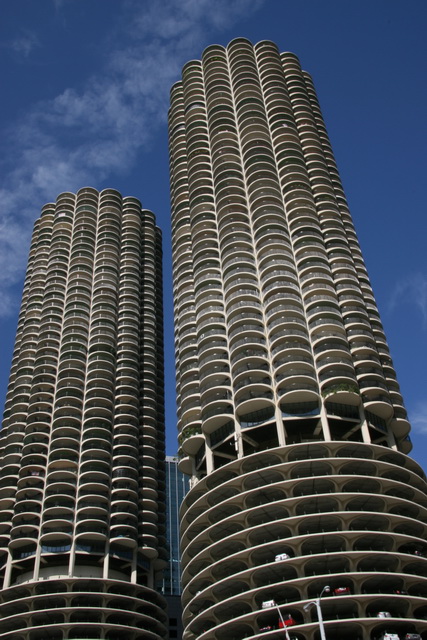 Corn Cob Towers in Chicago, Illinois