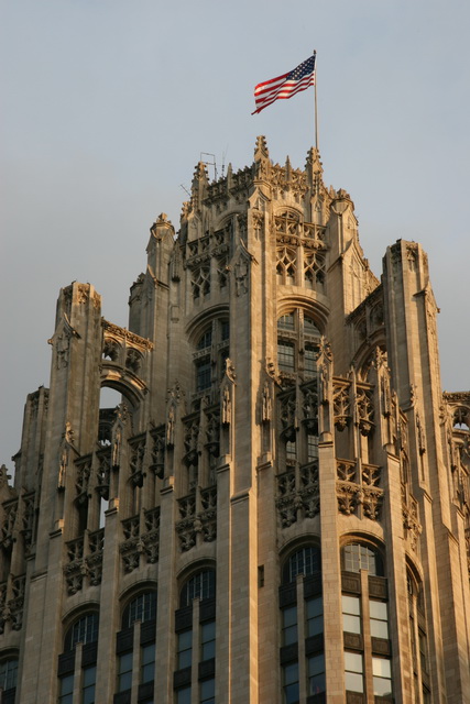 Tribune Tower in Chicago, Illinois