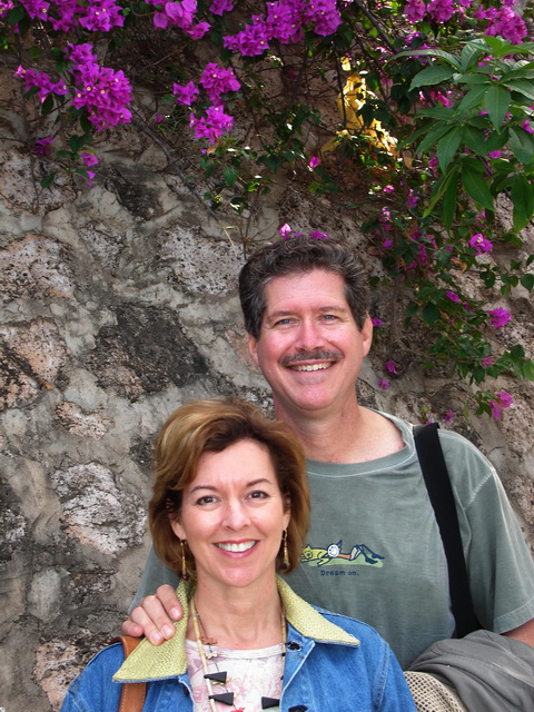 Cal, Virginia Ann, and Bogenvia  in El Fuerte, Mexico