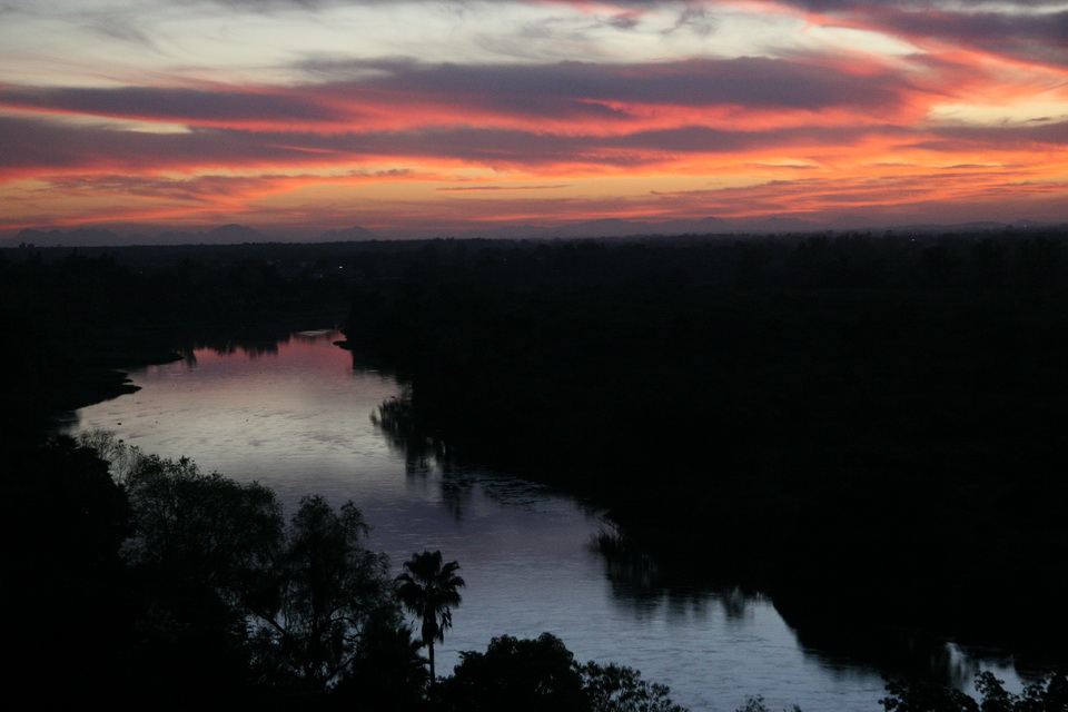 River Sunset in El Fuerte, Mexico