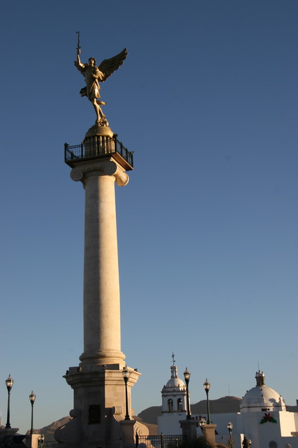 The Angel of Liberty in Chihuahua, Mexico