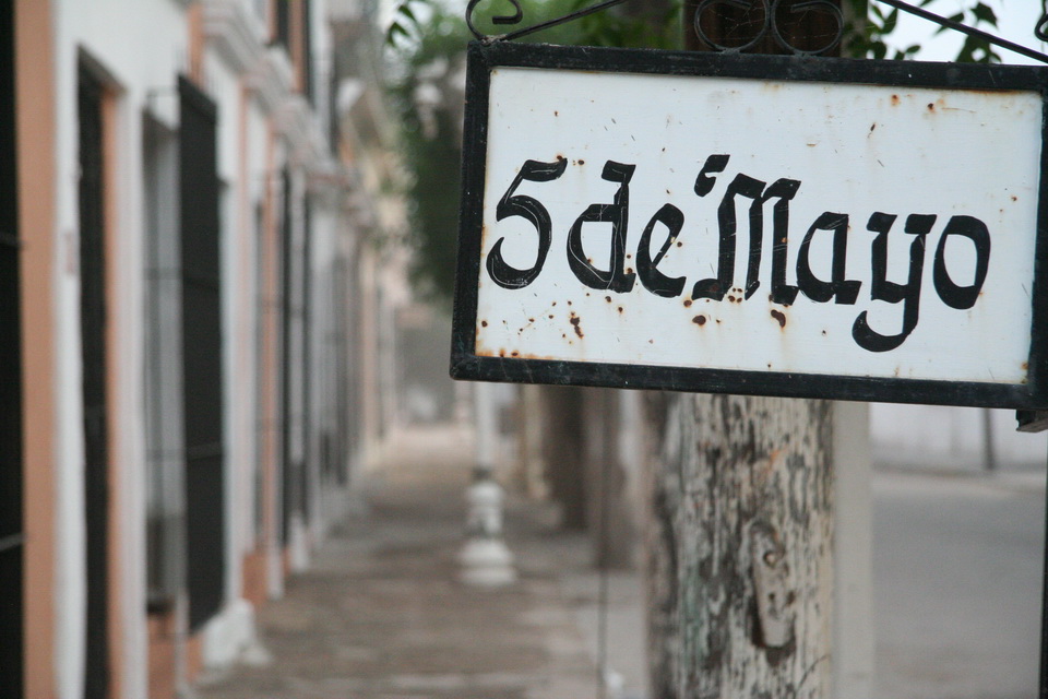 Independence Street in El Fuerte, Mexico