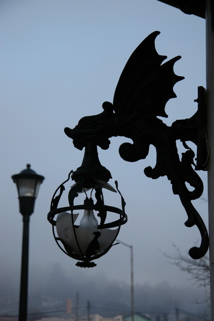 Gargoyle Light in Creel, Mexico