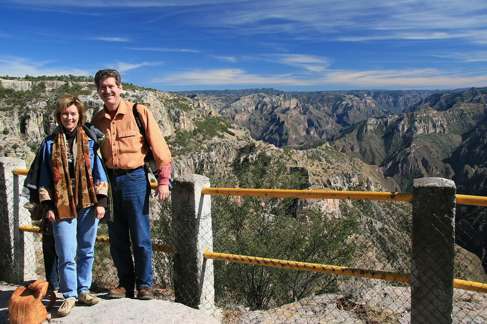 On the Edge in Copper Canyon, Mexico