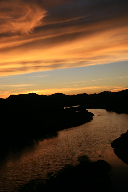 River Reflections in Copper Canyon, Mexico