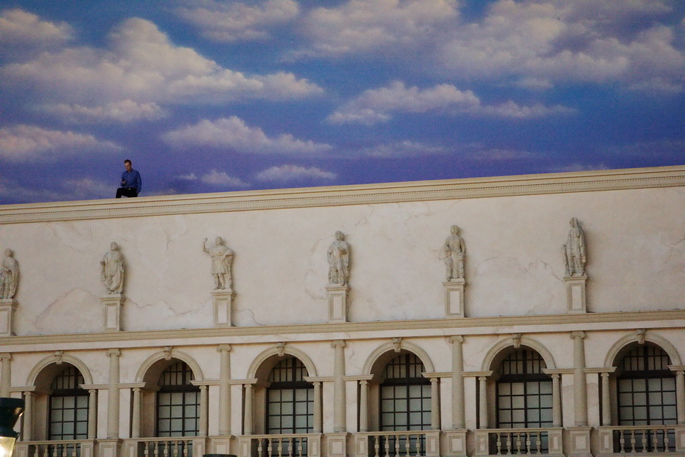 Sky Man in Las Vegas, Nevada
