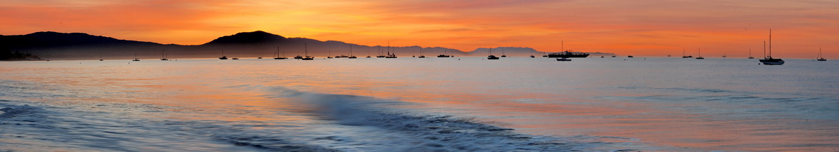 Santa Barbara Panorama in Santa Barbara, California
