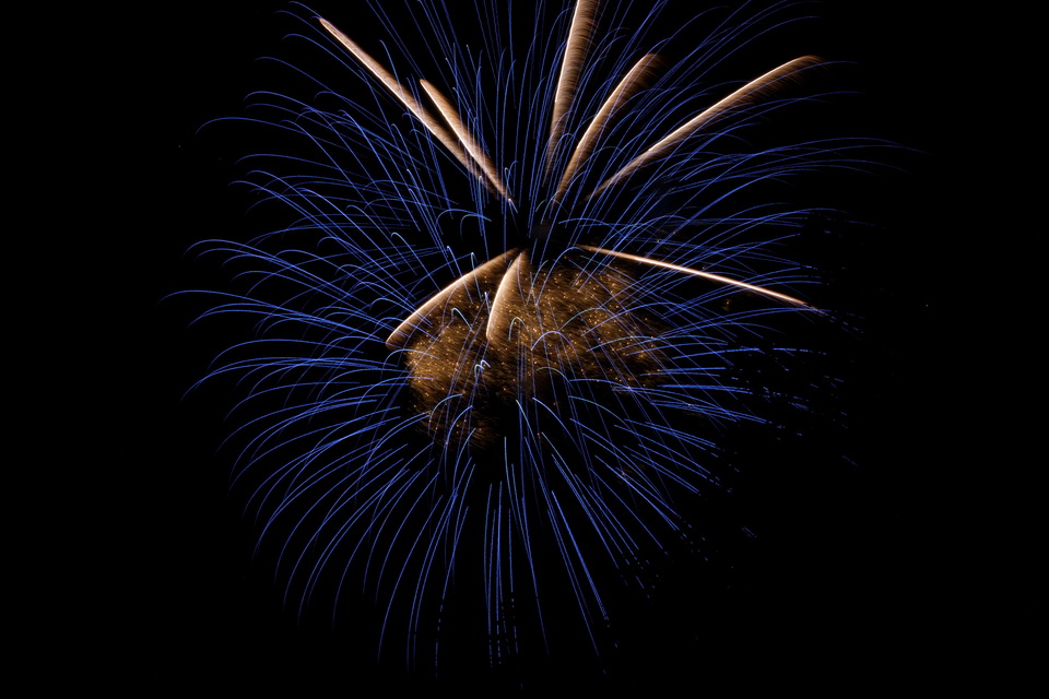 Blue Burst in Highlands, North Carolina