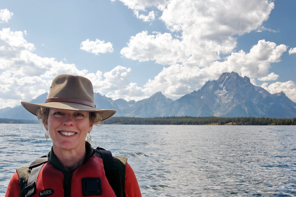 Happy Boater in Jackson Hole, Wyoming