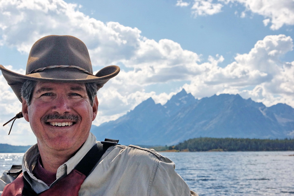 Old West Boater in Jackson Hole, Wyoming