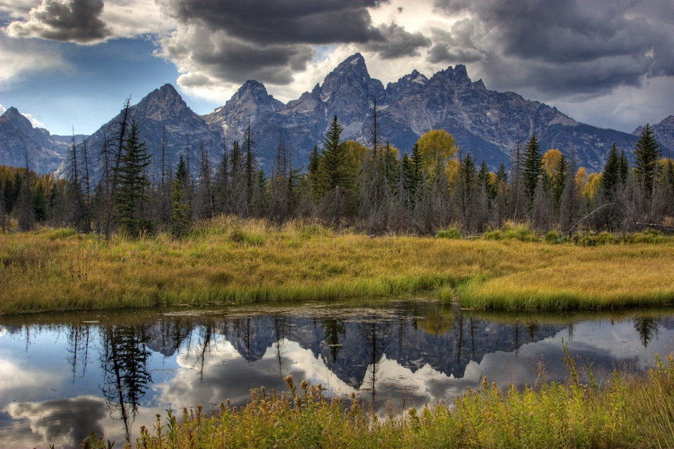 Schwabacher's Landing in Grand Teton National Park, Wyoming