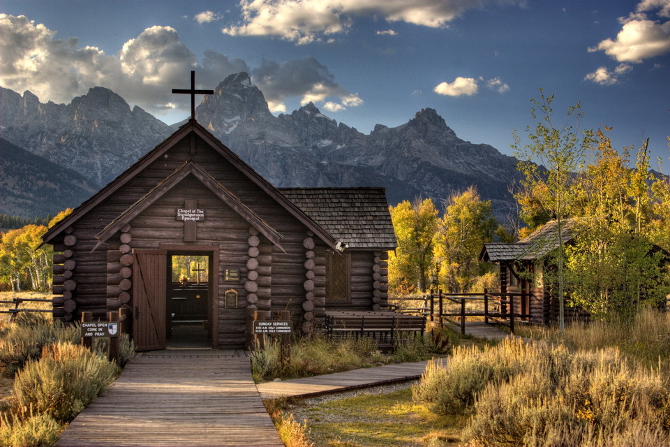 Church Of The Transfiguration in Grand Teton National Park, Wyoming