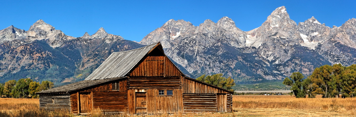 Moulton Barn in Yellowstone National Park, Wyoming