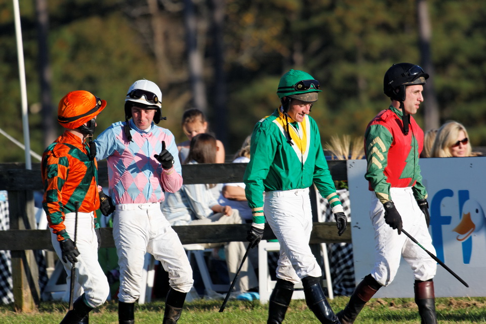 Colorful Riders in Pine Mountain, Georgia