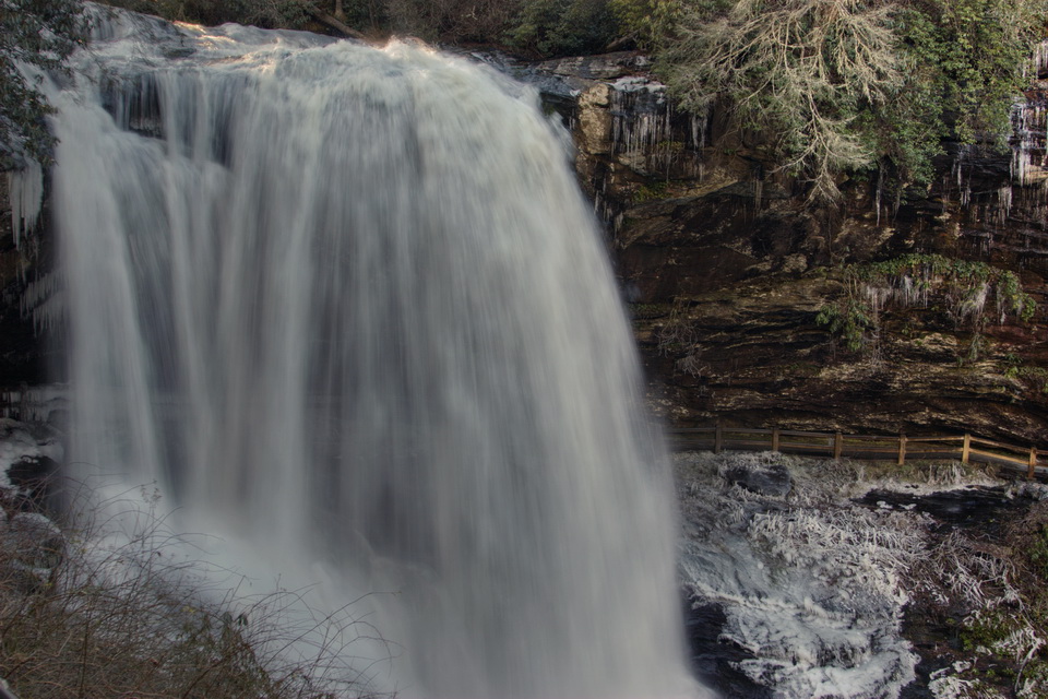 Dry Falls in Highlands, North Carolina