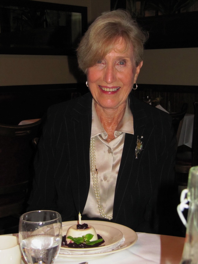 Birthday Flan in San Francisco, California