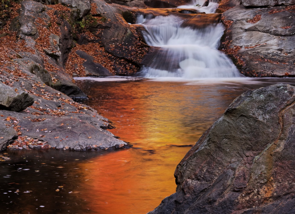 On Golden Stream in Highlands, North Carolina