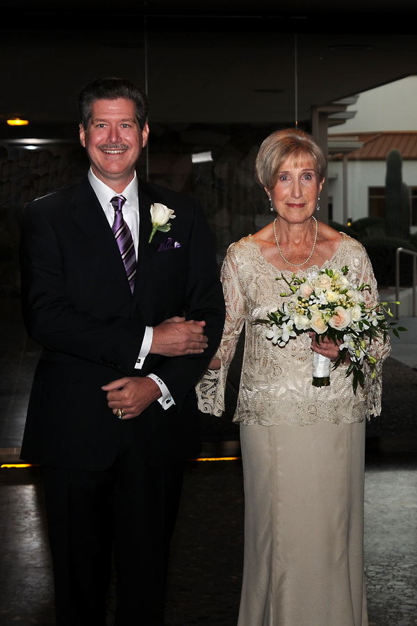 Down the Aisle in Paradise Valley, Arizona