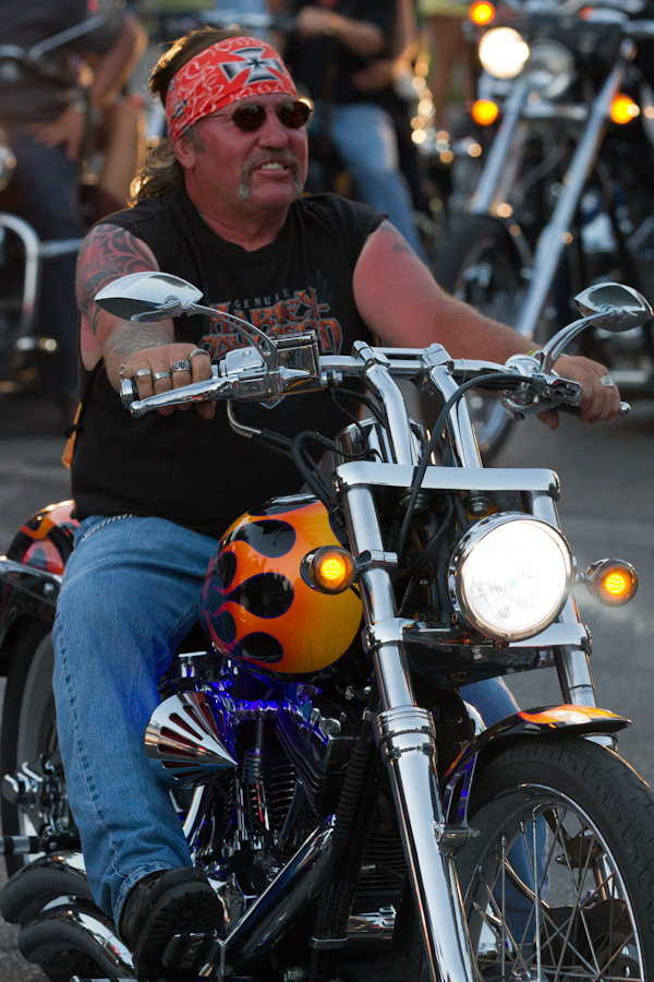 Happy Biker in Austin, Texas