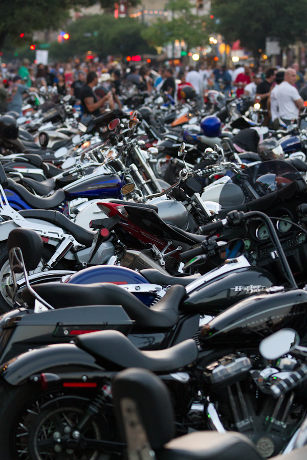 Bikes, bikes, bikes in Austin, Texas
