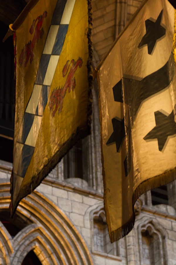 Knight Banners in Dublin, Ireland