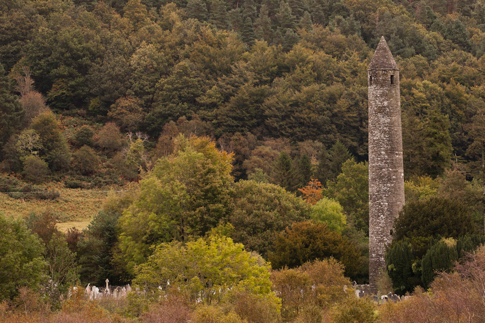 Glendalough Tower in Dublin, Ireland
