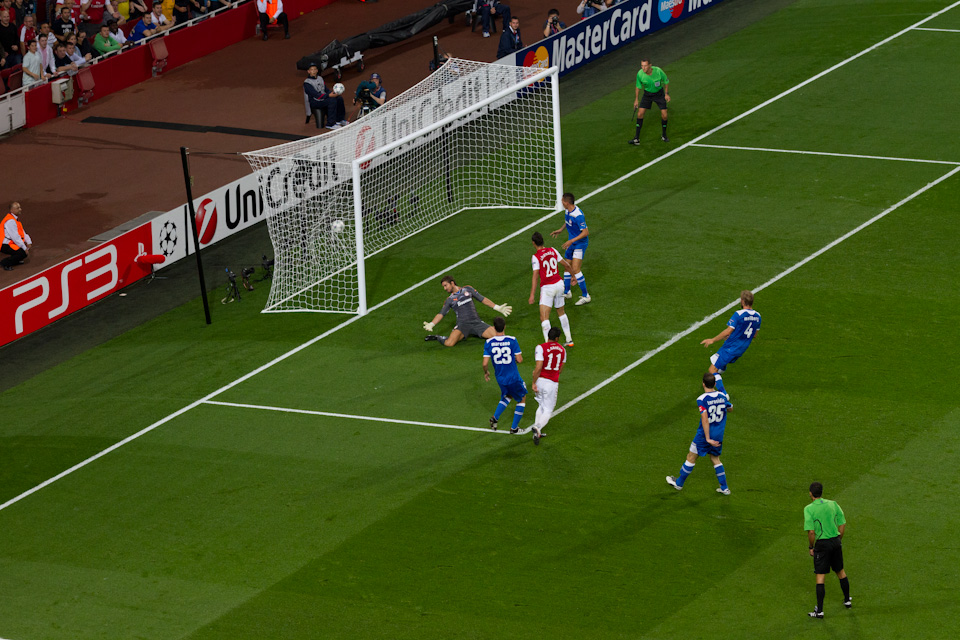 Arsenal Scores in London, England