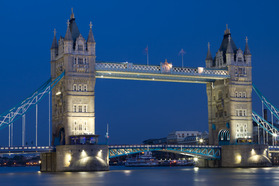 Tower Bridge in London, England