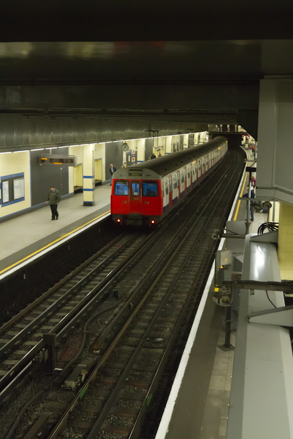 Tube in London, England