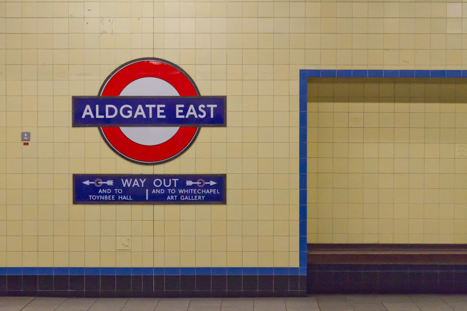 Underground Color in London, England