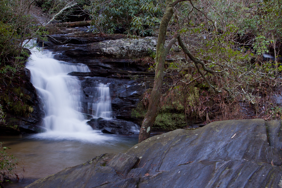 Pigpen Falls in Highlands, North Carolina