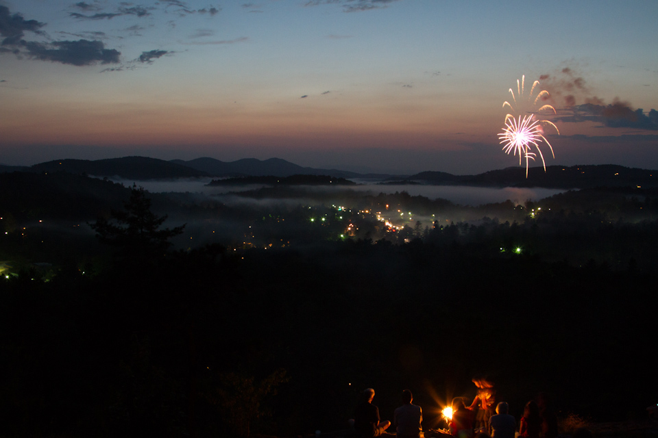 The Show is Starting in Highlands, North Carolina