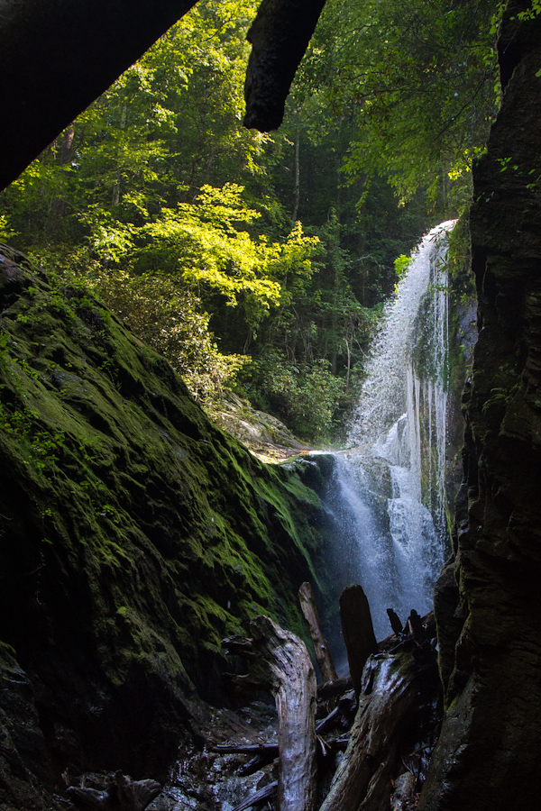 Back Country Falls in Lake Jocassee, South Carolina