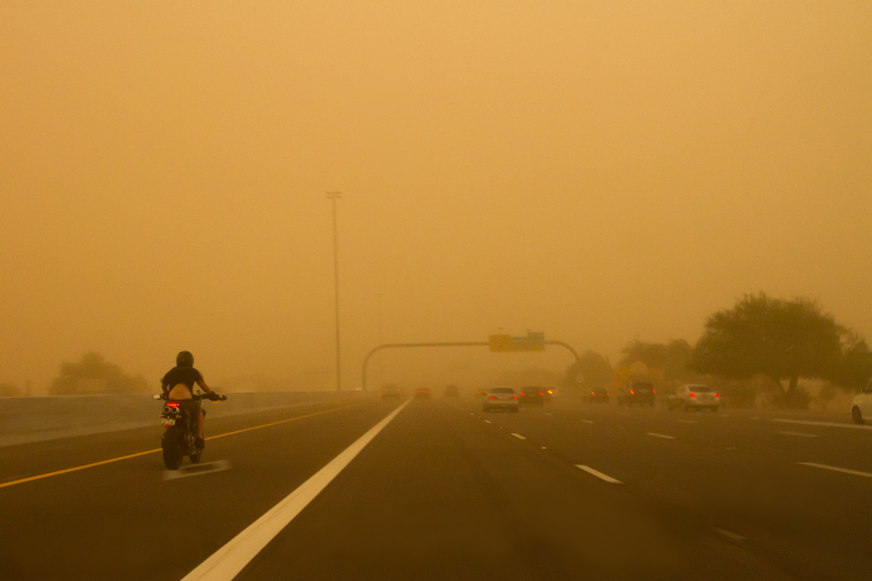 Yellow Haze in Phoenix, Arizona
