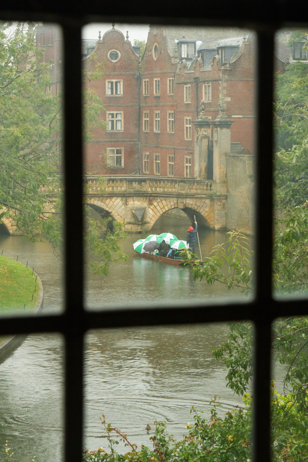 Wet Punting in Cambridge, England