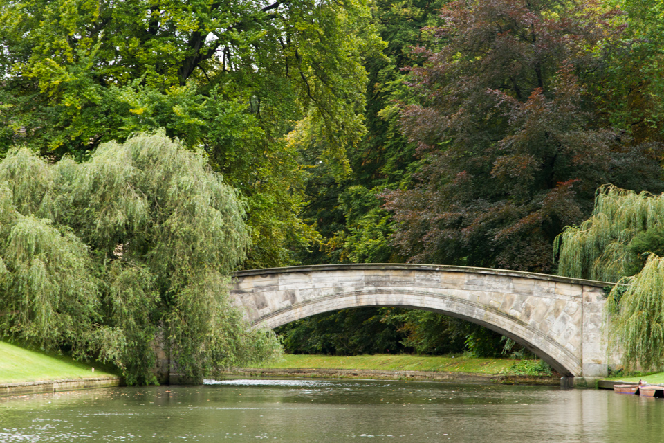 Bridge Over Cam in Cambridge, England